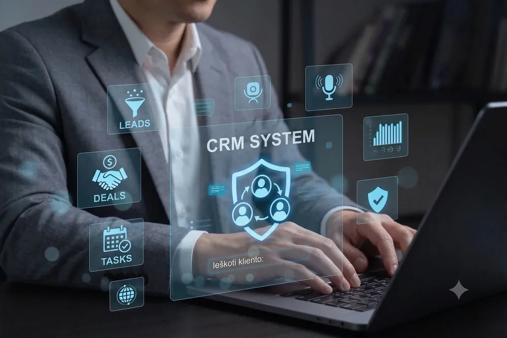 CRM ir užsakymų valdymo sistemos