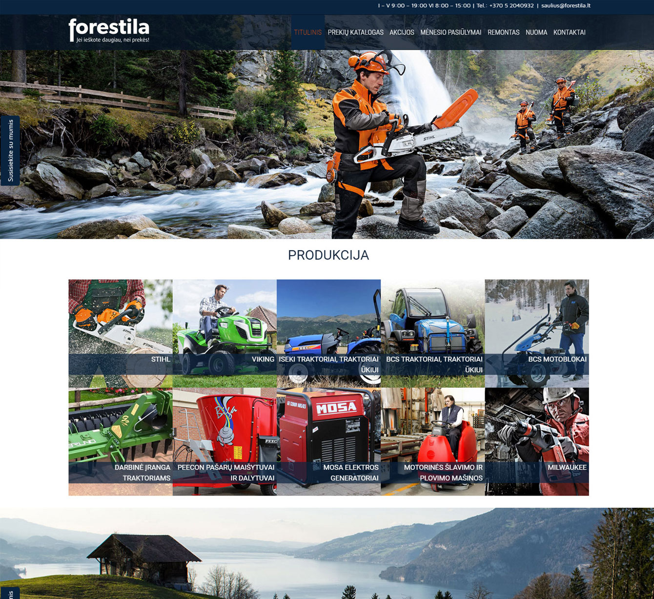 Elektroninio katalogo kūrimas www.forestila.lt